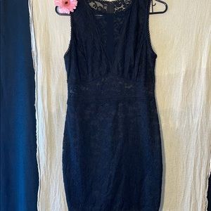 Privy MINI lace DRESS COLOR BLACK